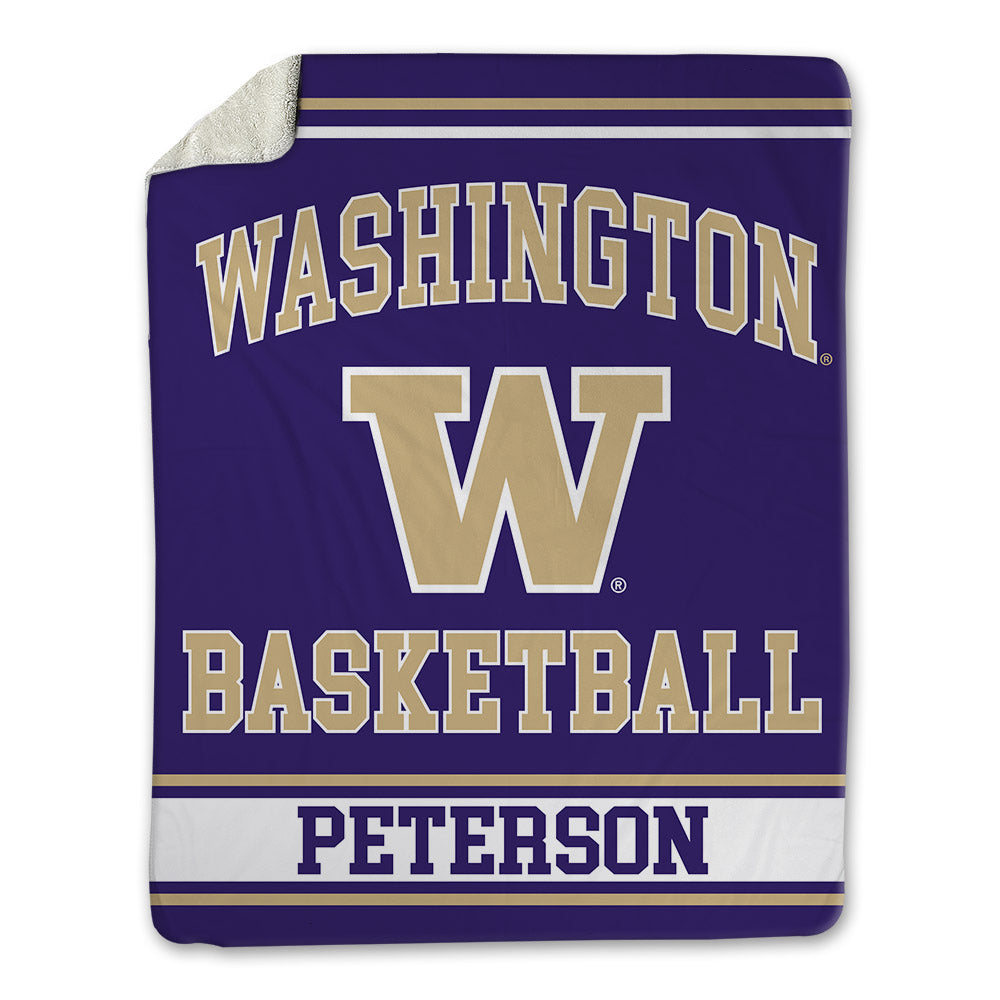 Washington - NCAA Men's Basketball : Quimari Peterson - Blanket-0