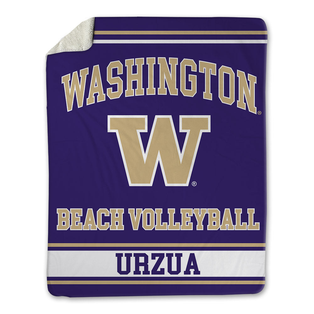 Washington - NCAA Beach Volleyball : Alina Urzua - Blanket-0