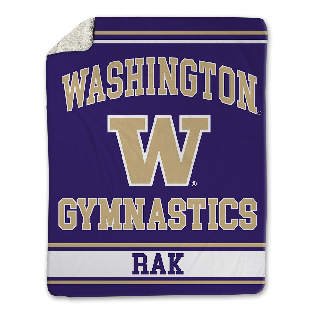 Washington - NCAA Women's Gymnastics : Lydia Rak - Blanket-0