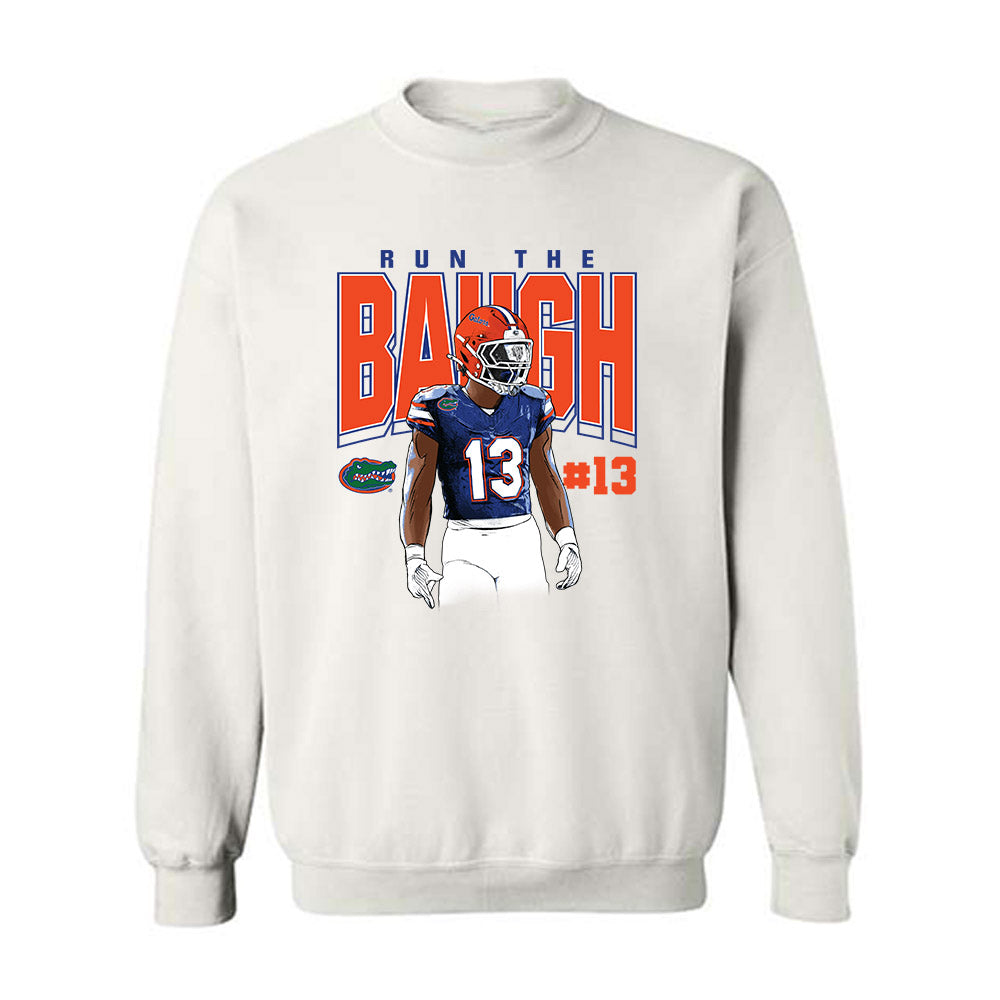 Florida - NCAA Football : Jadan Baugh - Individual Caricature Crewneck Sweatshirt-0