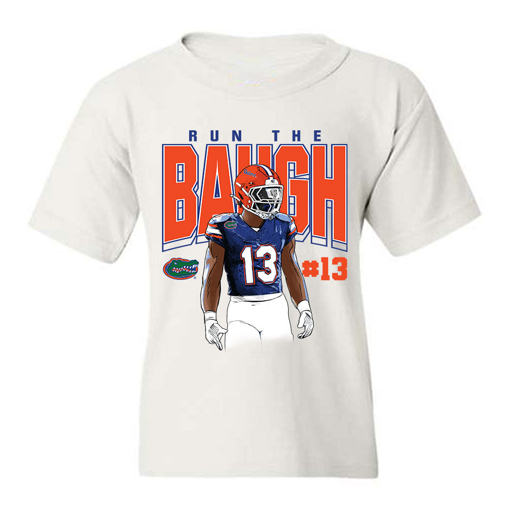Florida - NCAA Football : Jadan Baugh - Individual Caricature Youth T-Shirt-0