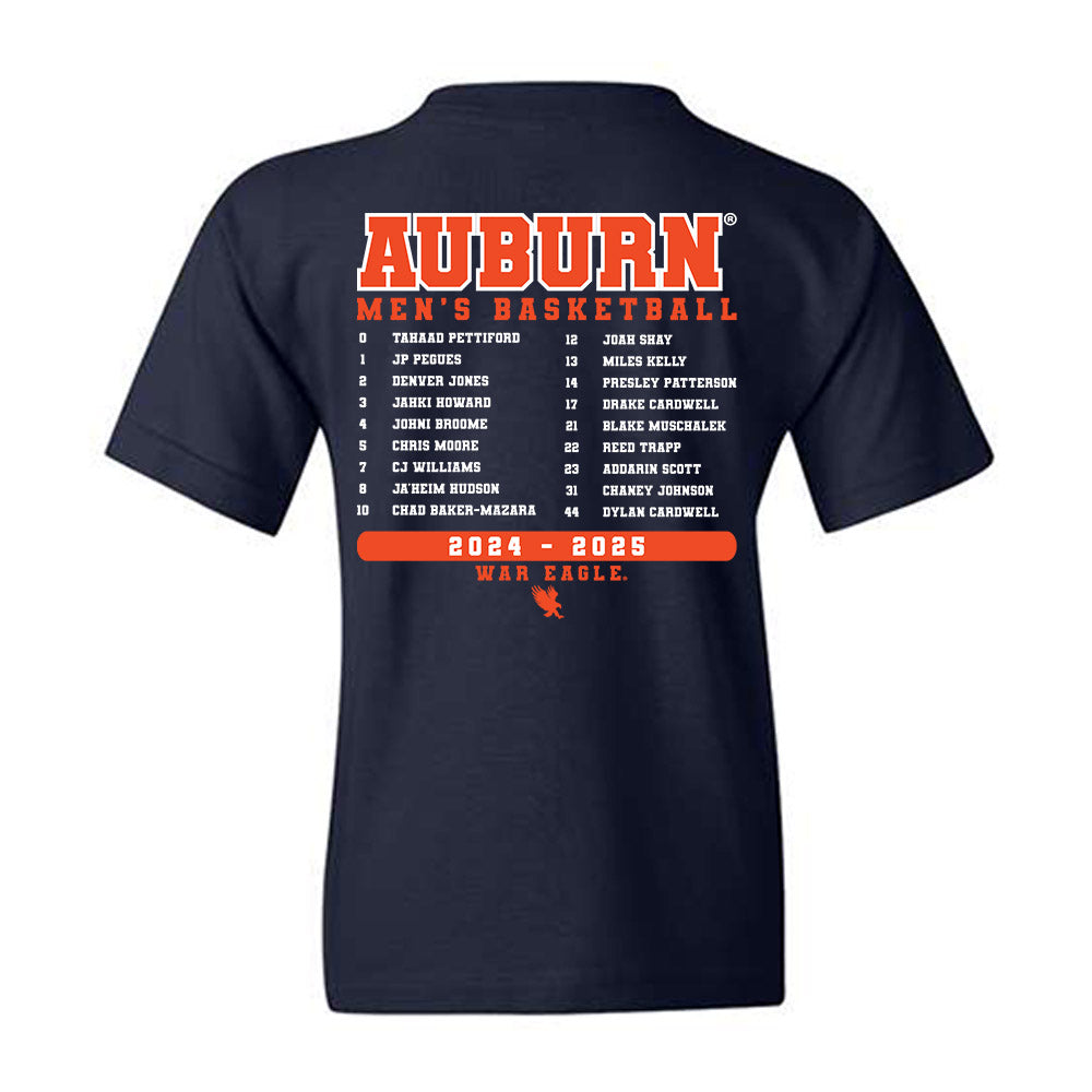 Auburn - NCAA Men's Basketball : - Youth T-Shirt-1