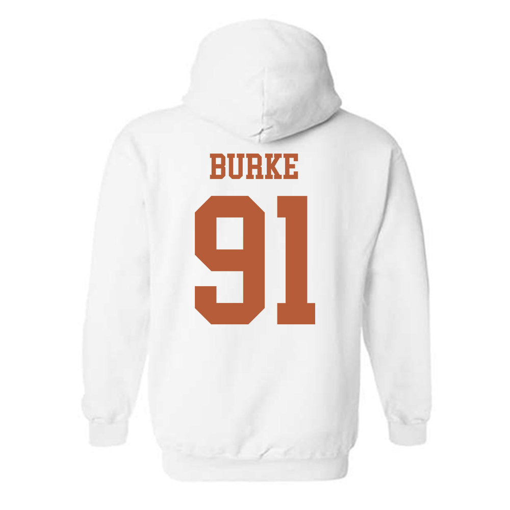 Texas - NCAA Football : Ethan Burke - Classic Shersey Hooded Sweatshirt-1