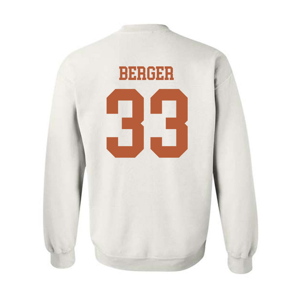 Texas - NCAA Football : Carson Berger - Classic Shersey Crewneck Sweatshirt-1
