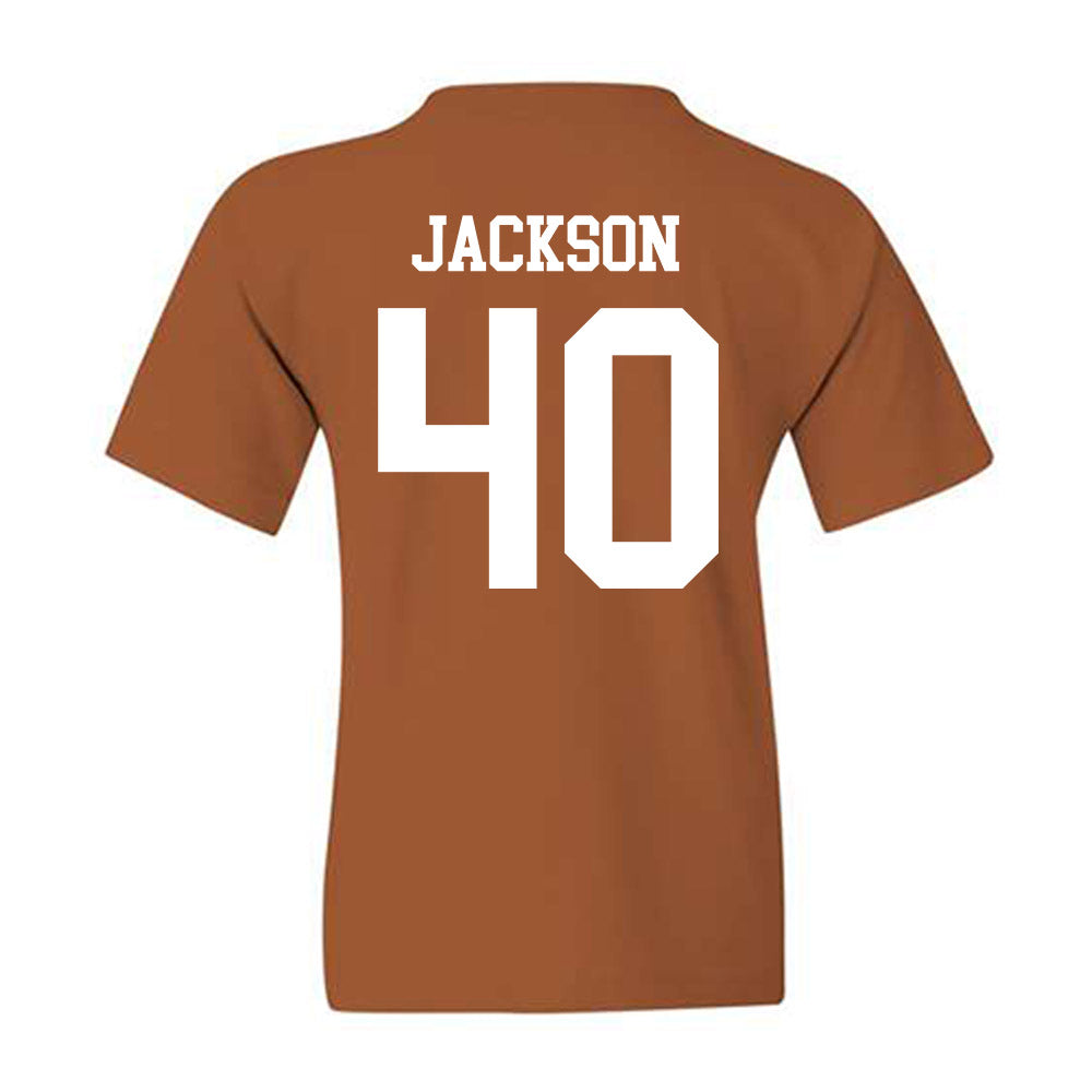 Texas - NCAA Football : Lance Jackson - Classic Shersey Youth T-Shirt-1