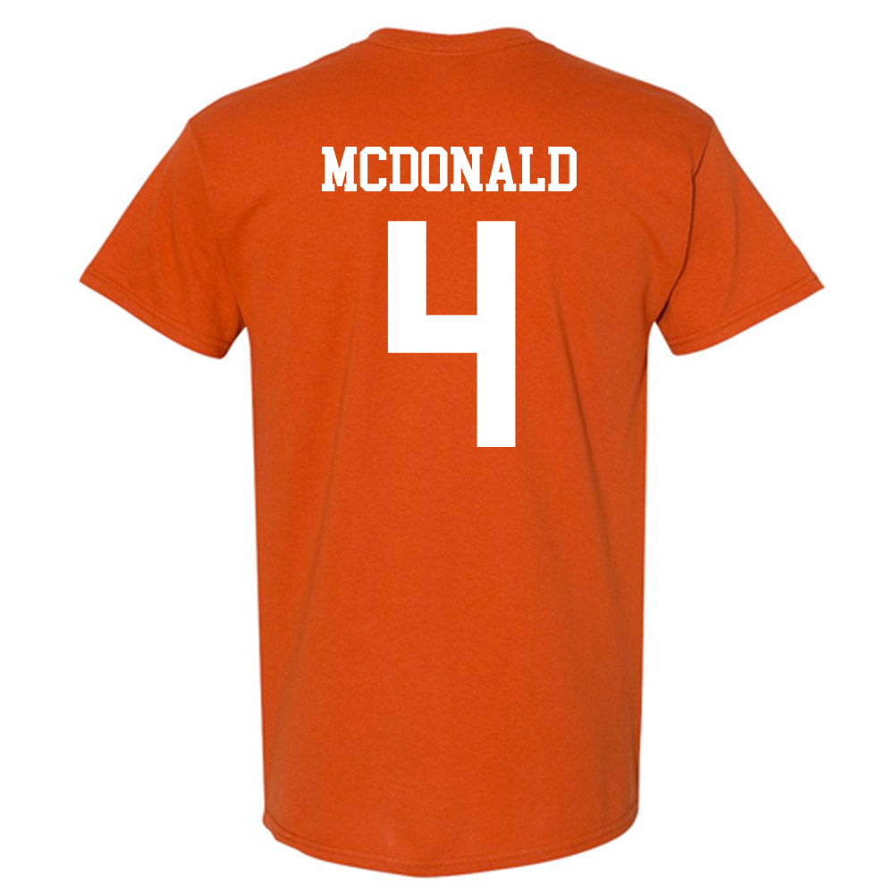 Texas - NCAA Football : Jelani McDonald - Classic Shersey T-Shirt-1