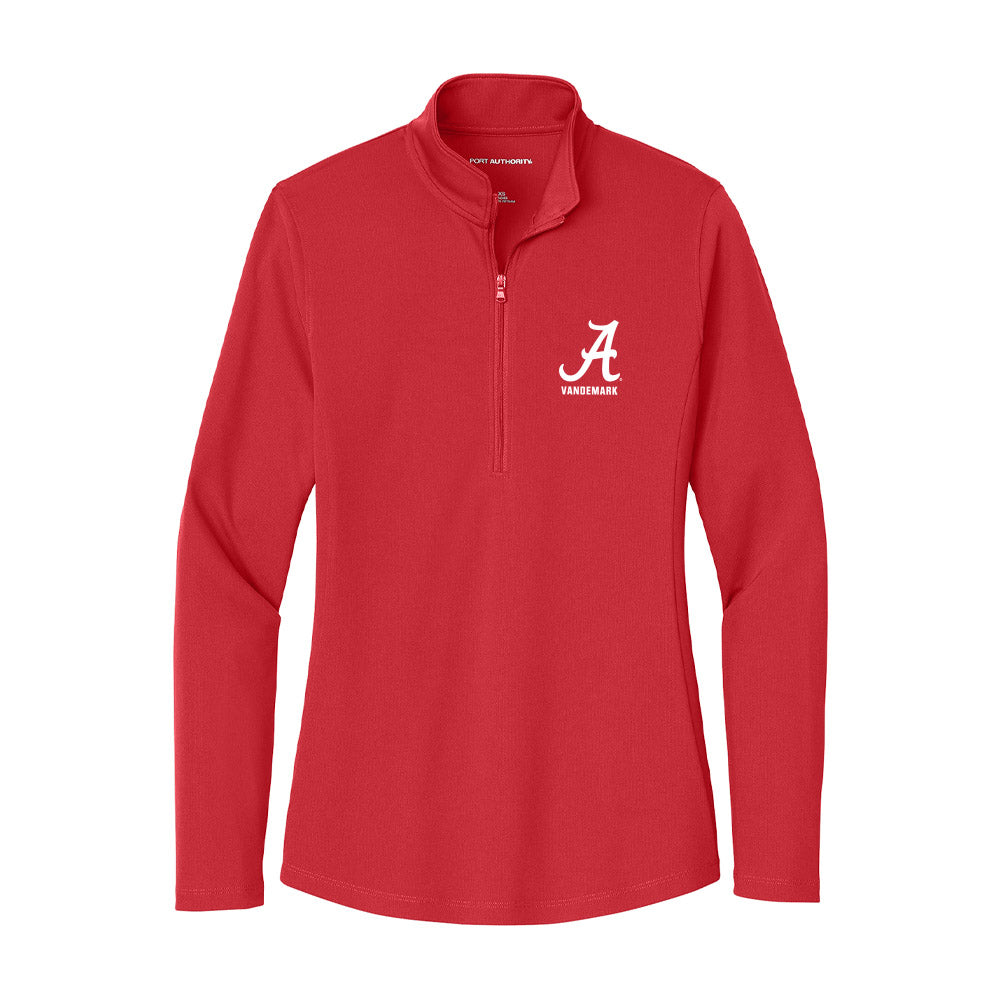 Alabama - NCAA Football : Geno VanDeMark - Women's Lightweight Quarter Zip Jacket-0