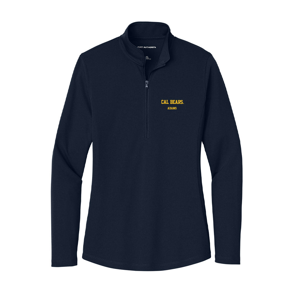 UC Berkeley - NCAA Football : Quaron Adams - Women's Lightweight Quarter Zip Jacket-0