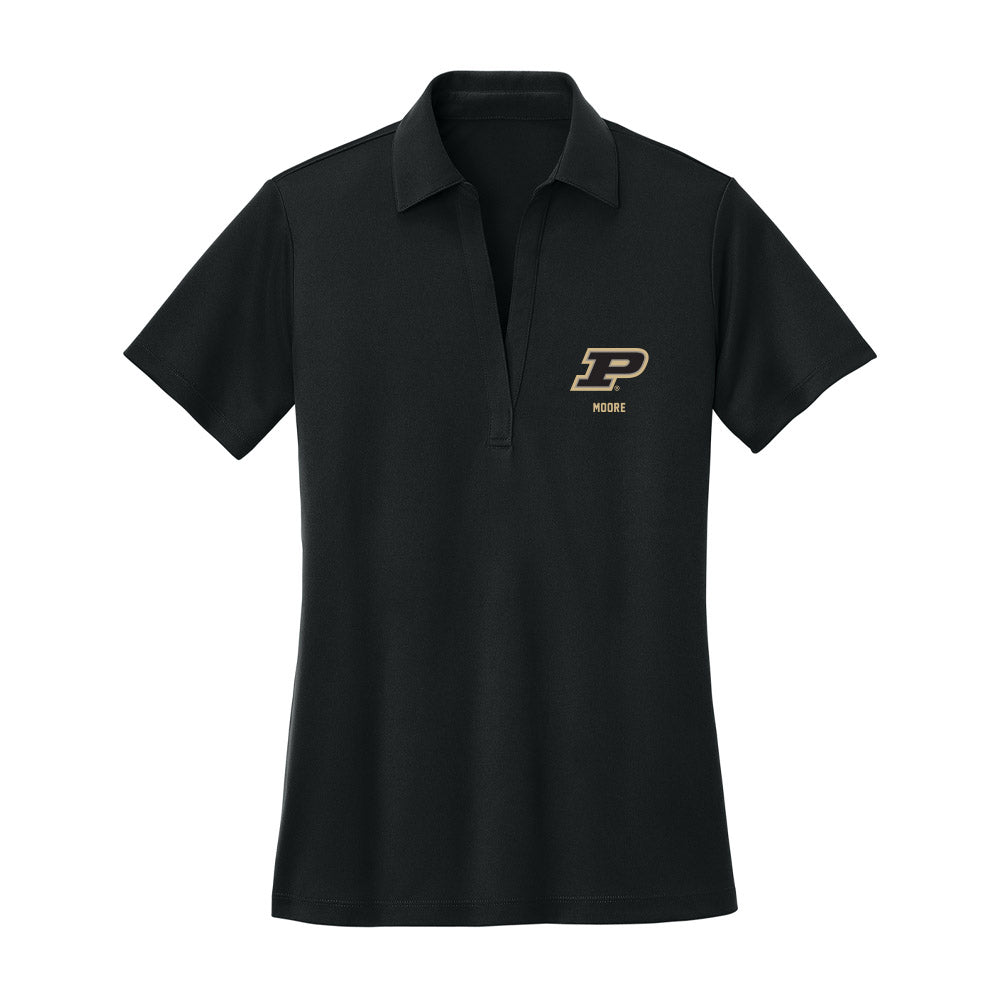 Purdue - NCAA Softball : Anna Moore - Women's Activewear Polo Shirt-0