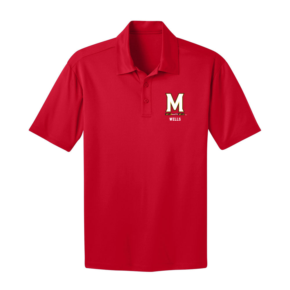 Maryland - NCAA Football : Chris Wells - Activewear Polo Shirt-0