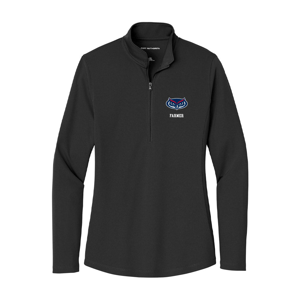 FAU - NCAA Football : Edwin Farmer - Women's Lightweight Quarter Zip Jacket-0