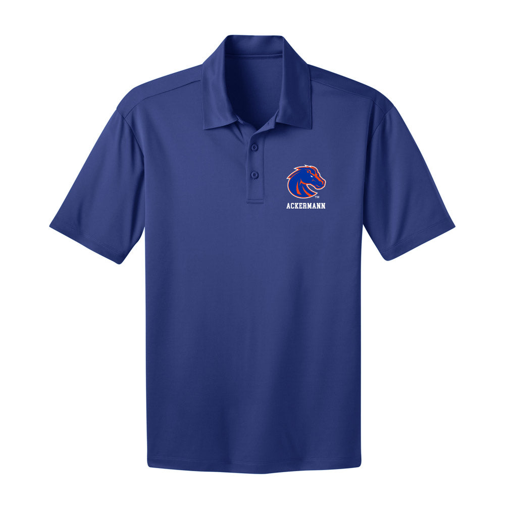 Boise State - NCAA Women's Track & Field : Hanna Ackermann - Activewear Polo Shirt-0