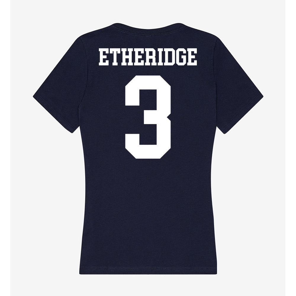 Kent State - NCAA Football : JayJay Etheridge - Women's V-Neck T-Shirt-1