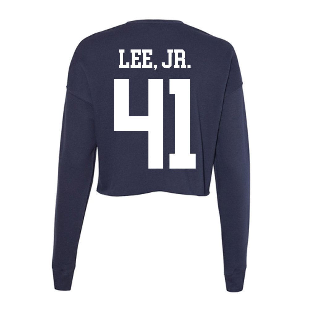 Kent State - NCAA Men's Basketball : Derrick Lee, jr. - Women's Cropped Crew Fleece-1