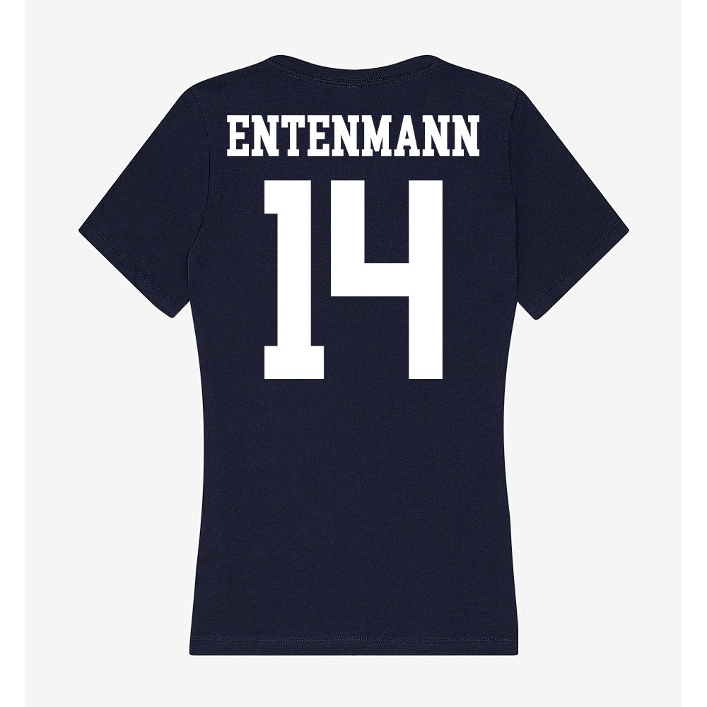 Kent State - NCAA Men's Basketball : Magnus Entenmann - Women's V-Neck T-Shirt-1