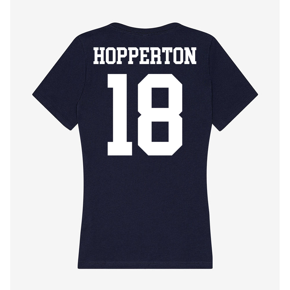 Kent State - NCAA Football : Hunter Hopperton - Women's V-Neck T-Shirt-1
