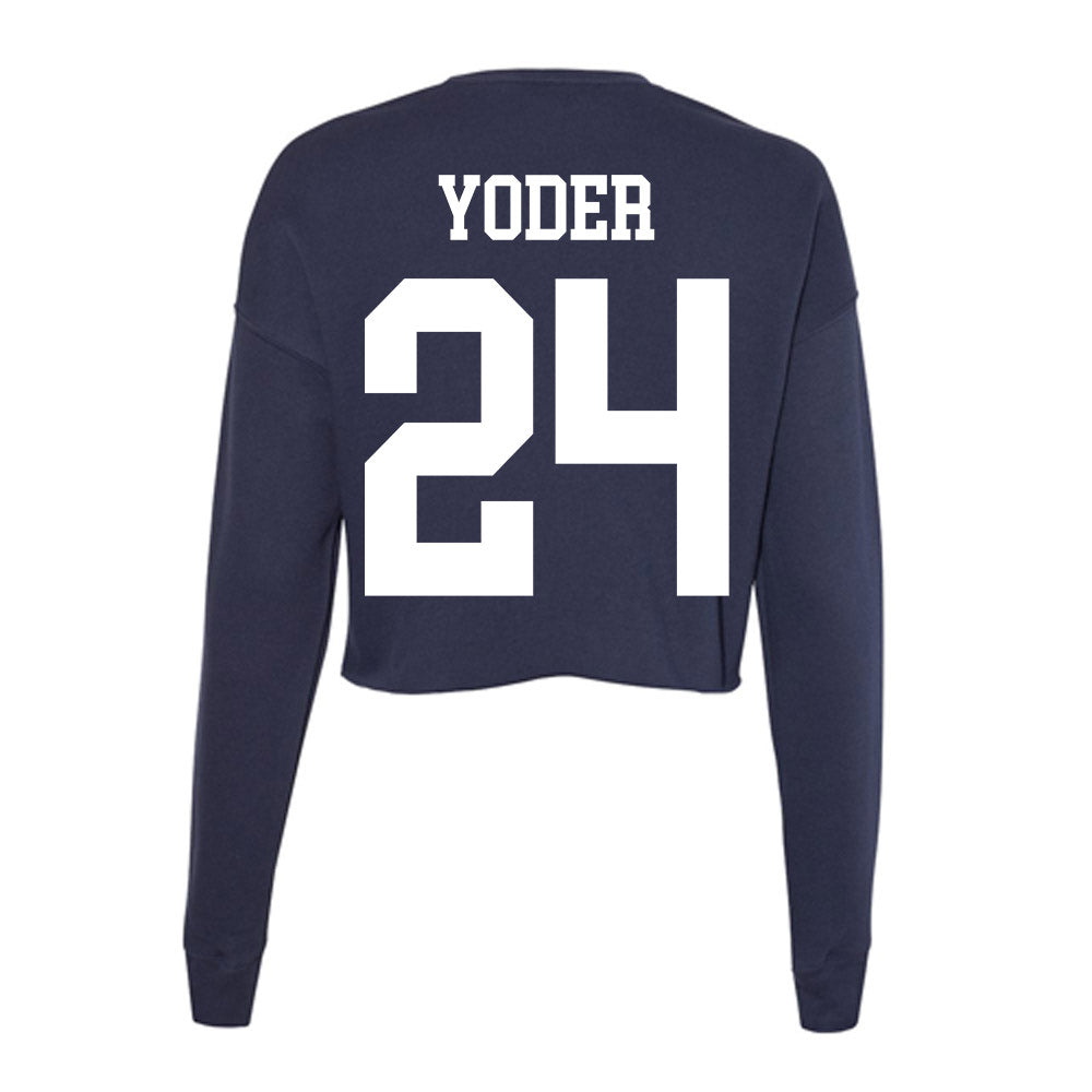 Kent State - NCAA Women's Lacrosse : Rebekah Yoder - Women's Cropped Crew Fleece-1