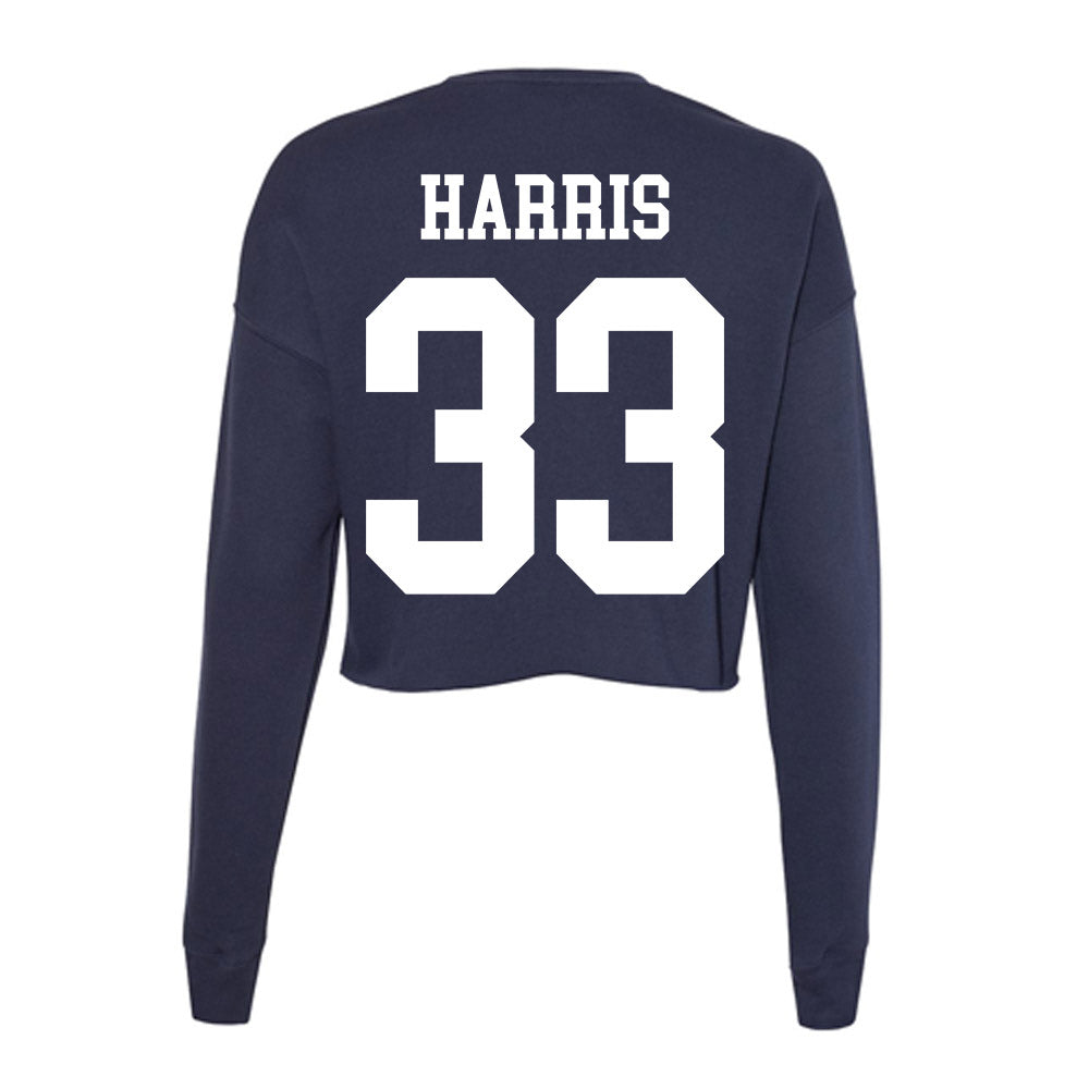 Kent State - NCAA Football : Ayden Harris - Women's Cropped Crew Fleece-1