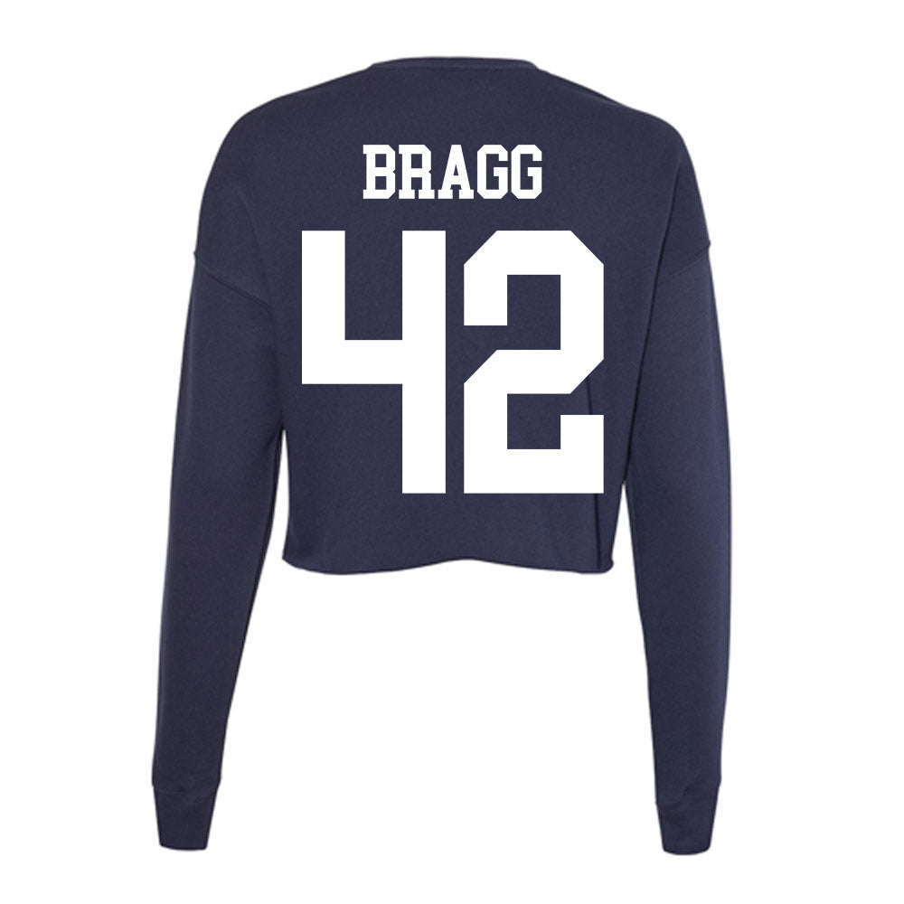 Kent State - NCAA Football : Jackson Bragg - Women's Cropped Crew Fleece-1