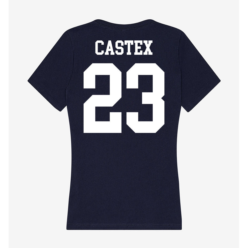 Kent State - NCAA Football : Ezekiel Castex - Women's V-Neck T-Shirt-1