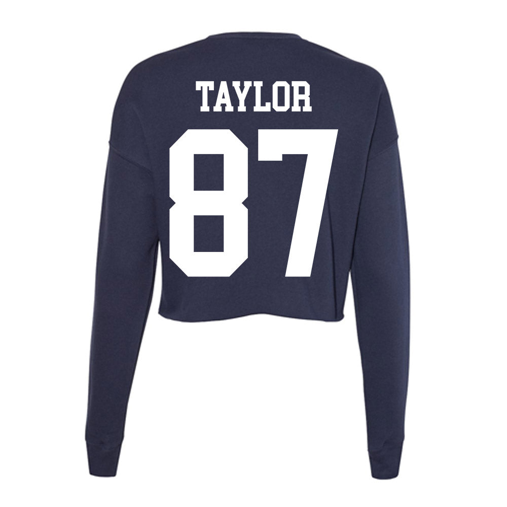 Kent State - NCAA Football : Dakota Taylor - Women's Cropped Crew Fleece-1