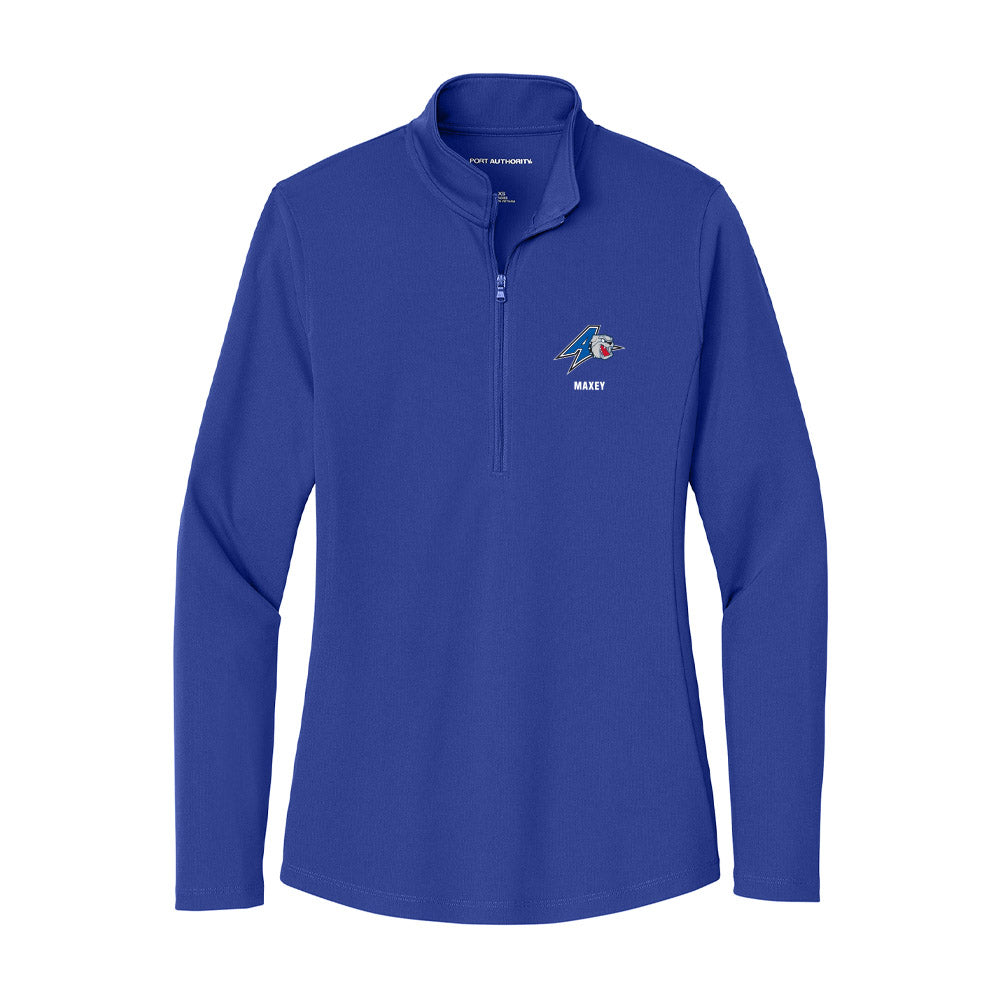 UNC Asheville - NCAA Women's Basketball : Dyanna Maxey - Women's Lightweight Quarter Zip Jacket-0