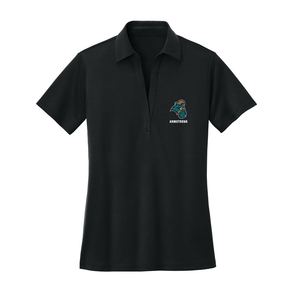 Coastal Carolina - NCAA Men's Soccer : Deryn Armstrong - Women's Activewear Polo Shirt-0