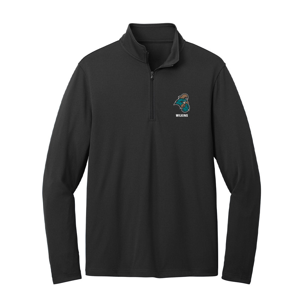 Coastal Carolina - NCAA Men's Track & Field : Garrett Wilkins - Lightweight Quarter Zip Jacket-0