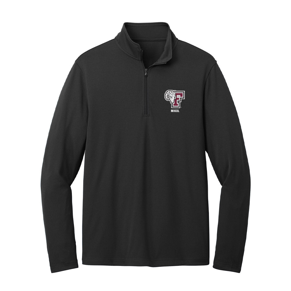 Fordham - NCAA Football : Joe Mikol - Lightweight Quarter Zip Jacket-0