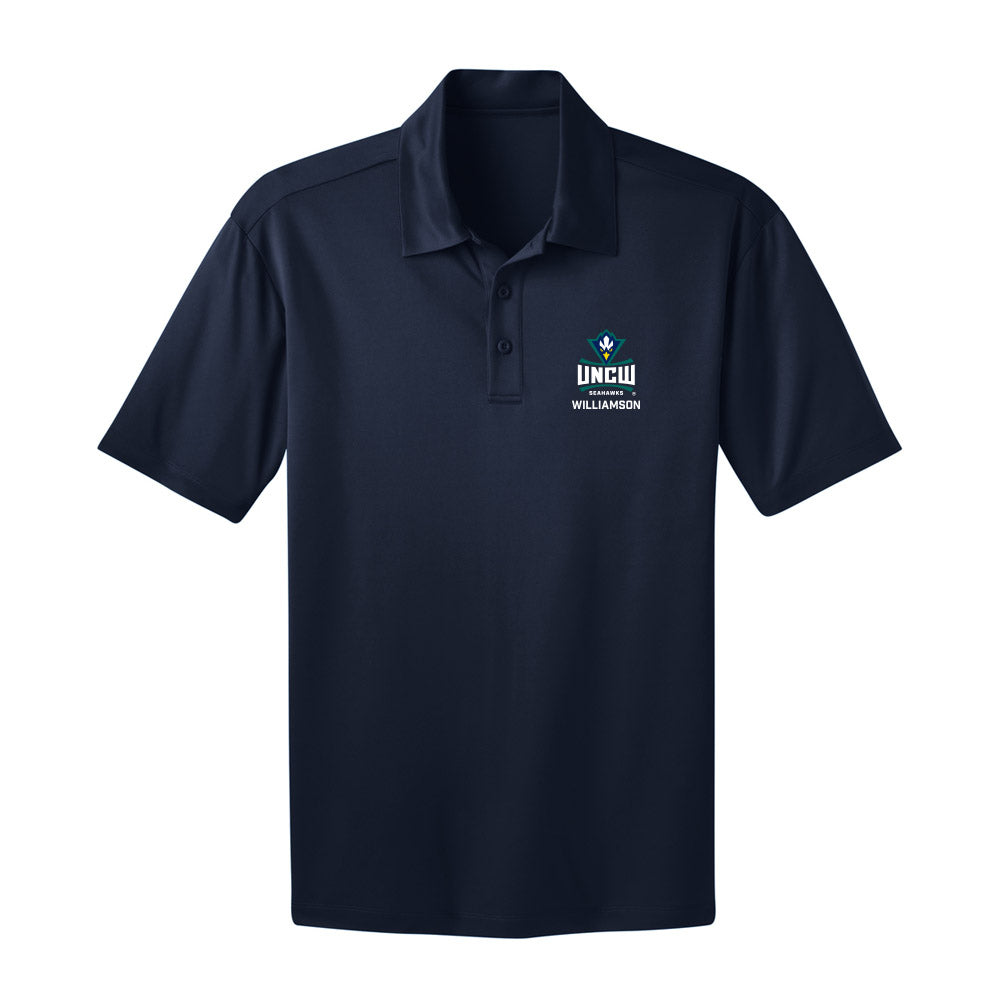 UNC Wilmington - NCAA Women's Track & Field : Makaila Williamson - Activewear Polo Shirt-0