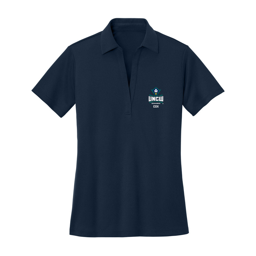 UNC Wilmington - NCAA Baseball : Baker Cox - Women's Activewear Polo Shirt-0