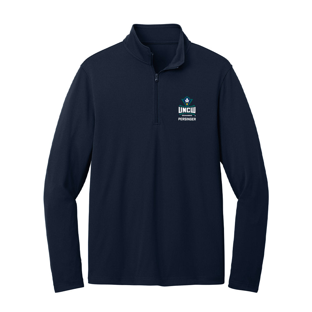 UNC Wilmington - NCAA Softball : Sierra Persinger - Lightweight Quarter Zip Jacket-0