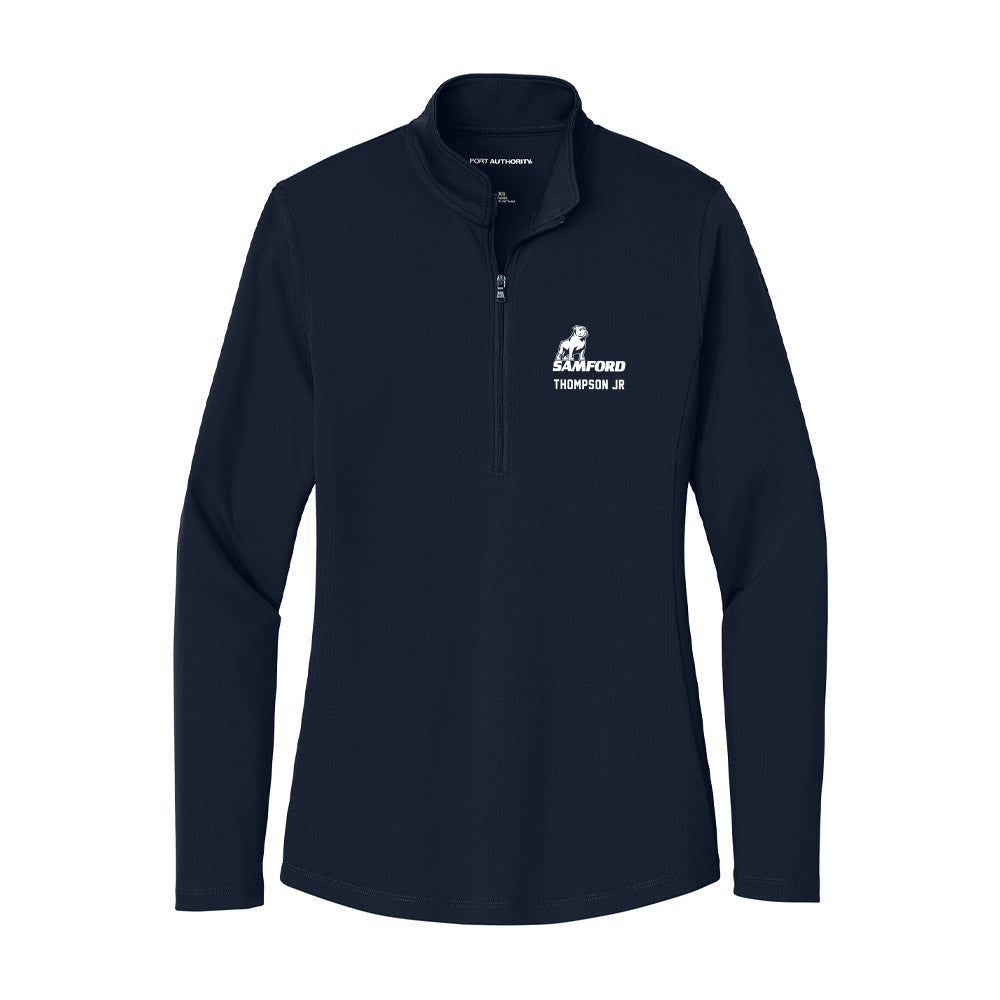 Samford - NCAA Football : Jamall Thompson Jr - Women's Lightweight Quarter Zip Jacket-0