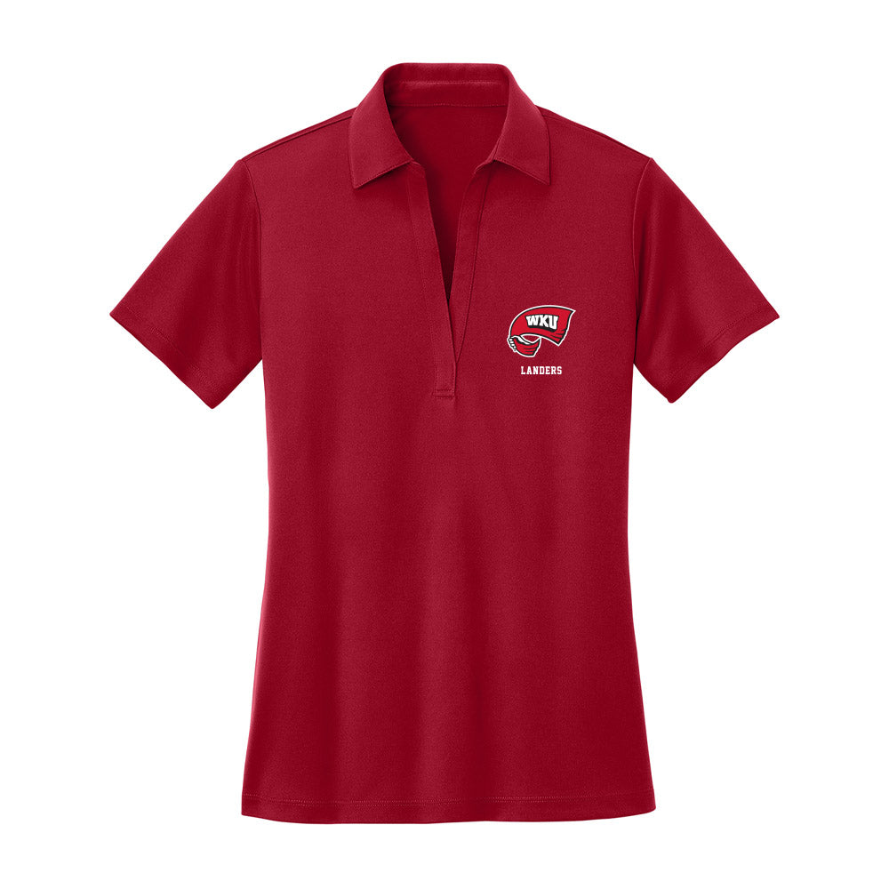 Western Kentucky - NCAA Football : Corey Landers - Women's Activewear Polo Shirt-0