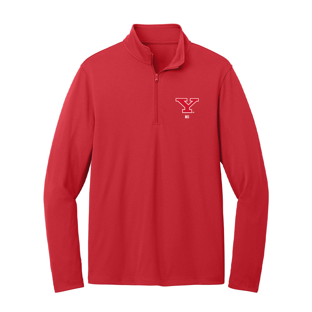 Youngstown State - NCAA Women's Volleyball : Teagan Ng - Lightweight Quarter Zip Jacket-0