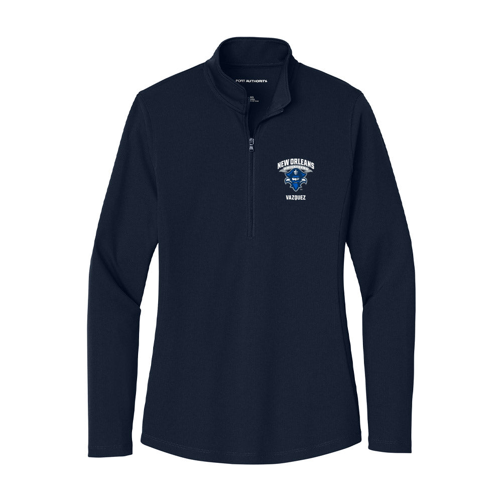 New Orleans - NCAA Women's Volleyball : Estrella Vazquez - Women's Lightweight Quarter Zip Jacket-0