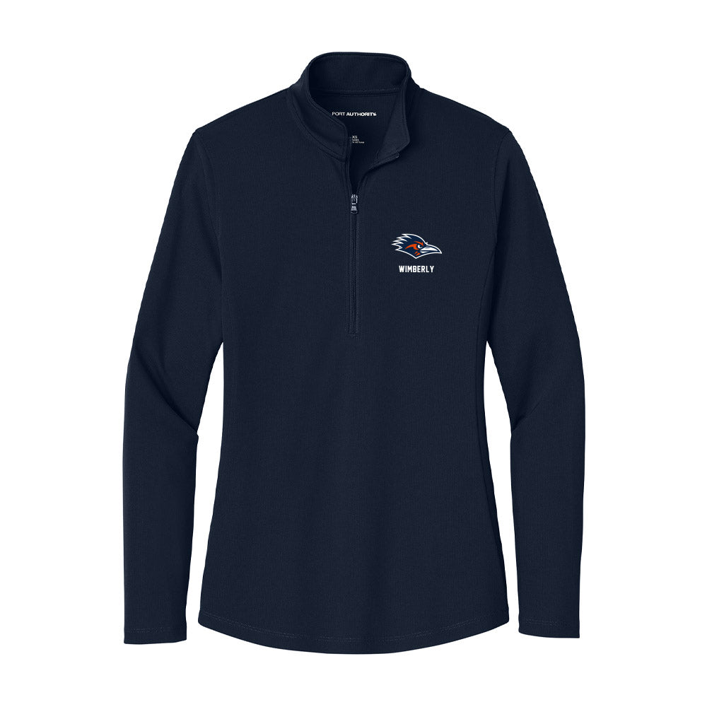 UTSA - NCAA Football : Daemian Wimberly - Women's Lightweight Quarter Zip Jacket-0