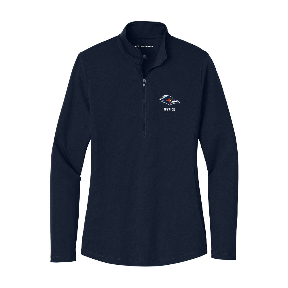 UTSA - NCAA Football : Jimmy Wyrick - Women's Lightweight Quarter Zip Jacket-0