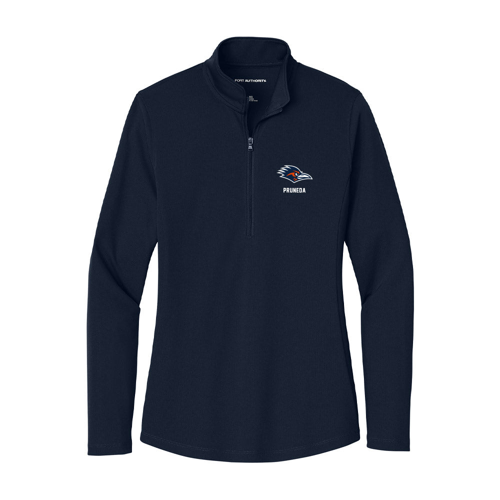 UTSA - NCAA Football : Alan Pruneda - Women's Lightweight Quarter Zip Jacket-0
