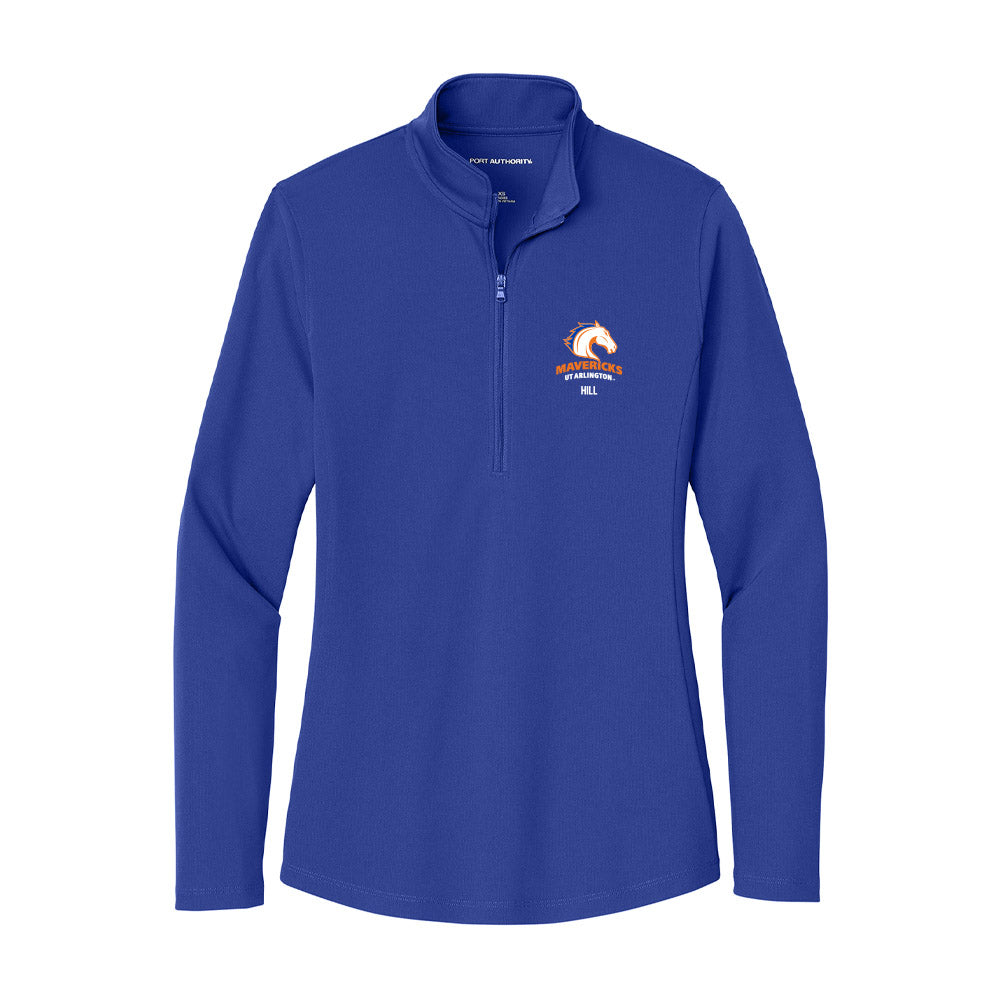 Texas Arlington - NCAA Baseball : Jackson Hill - Women's Lightweight Quarter Zip Jacket-0