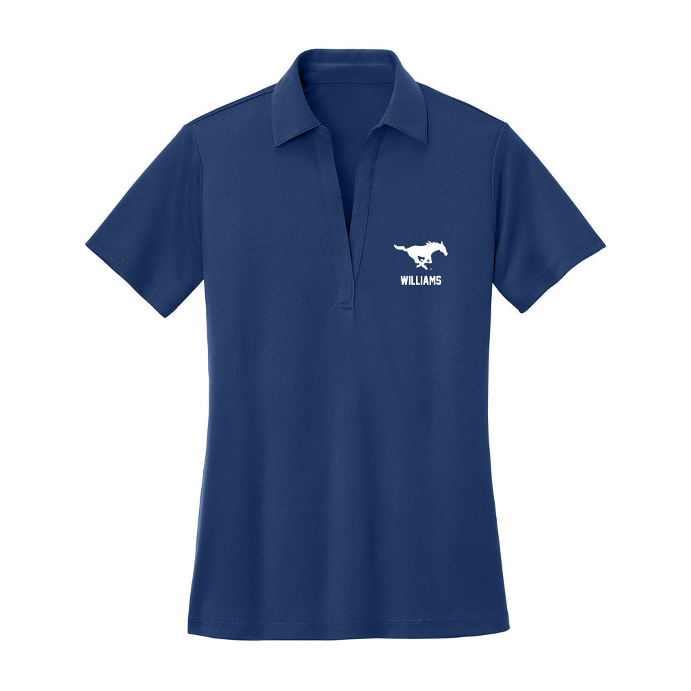 SMU - NCAA Football : Pj Williams - Women's Activewear Polo Shirt-0