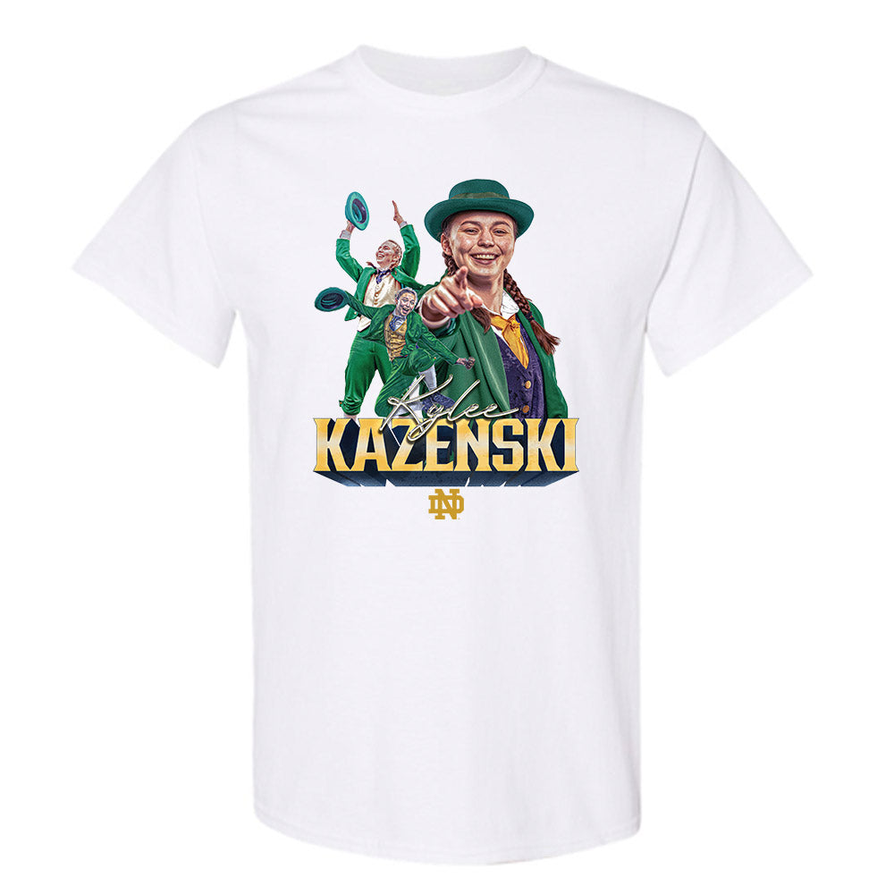 Notre Dame - NCAA Cheerleading : Kylee Kazenski - Player Collage T-Shirt-0