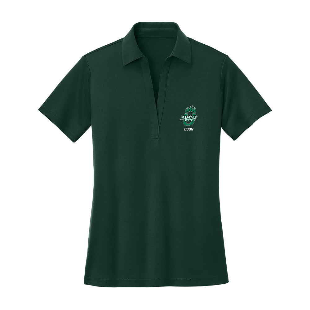 Adams State - NCAA Wrestling : Josh Coon - Women's Activewear Polo Shirt-0