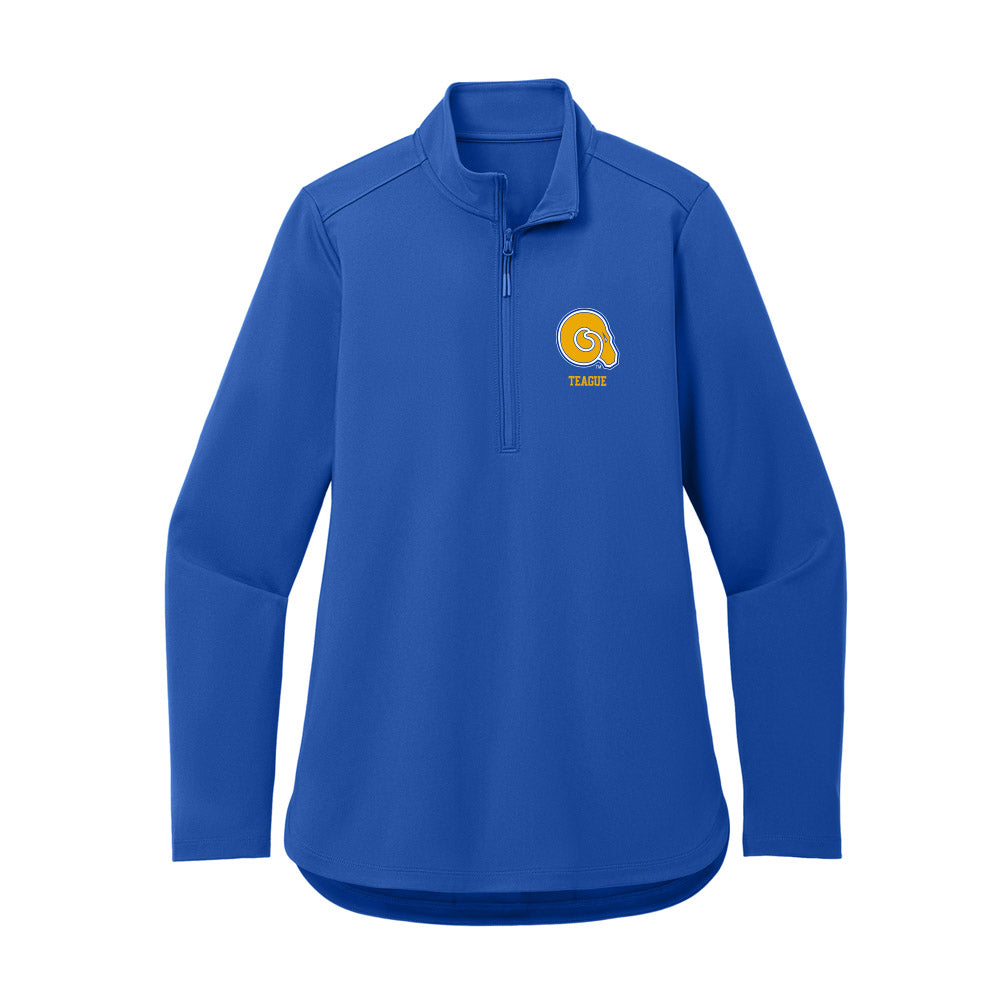 Albany State - NCAA Women's Volleyball : Josiya Teague - Women's Premium Quarter Zip Jacket-0