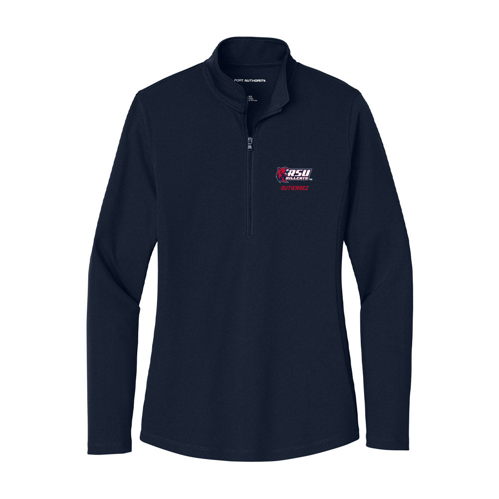 RSU - NCAA Baseball : Nathan Gutierrez - Women's Lightweight Quarter Zip Jacket-0