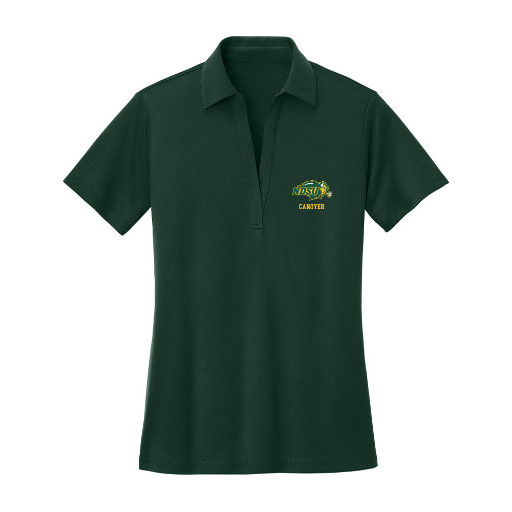 NDSU - NCAA Wrestling : Brayden Canoyer - Women's Activewear Polo Shirt-0