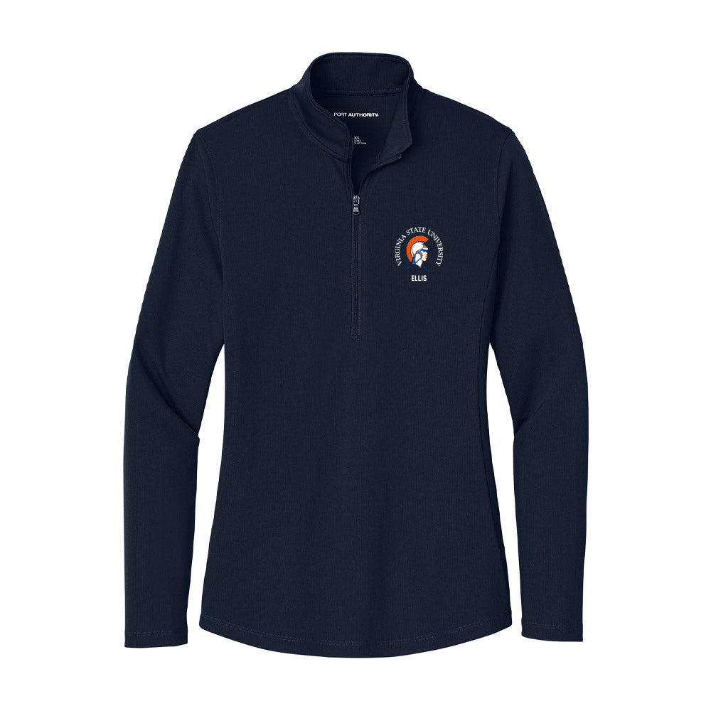 Virginia State - NCAA Women's Basketball : Maya Ellis - Women's Lightweight Quarter Zip Jacket-0