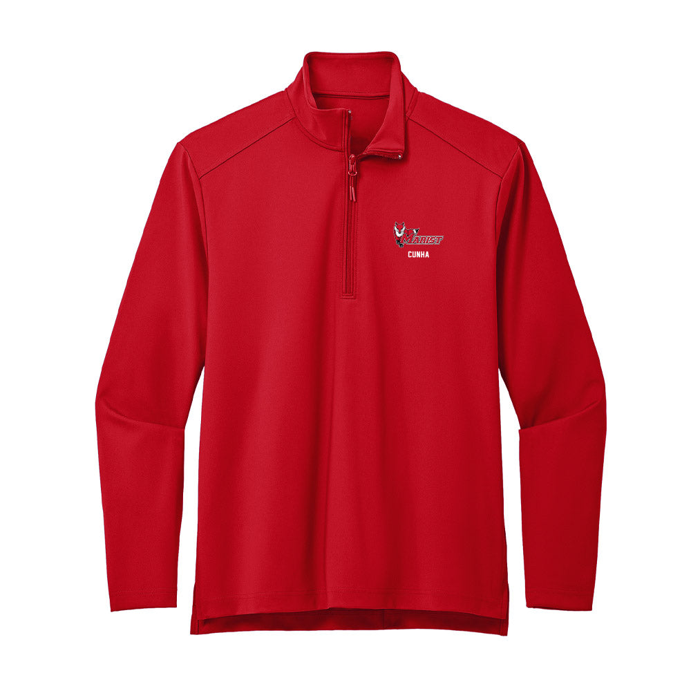 Marist - NCAA Men's Soccer : Skyler Cunha - Premium Quarter Zip Jacket-0
