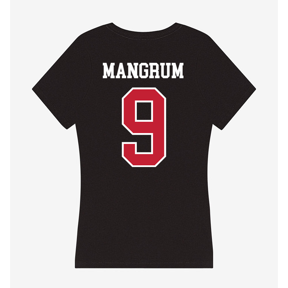 Ohio State - NCAA Baseball : Grant Mangrum - Women's V-Neck T-Shirt-1
