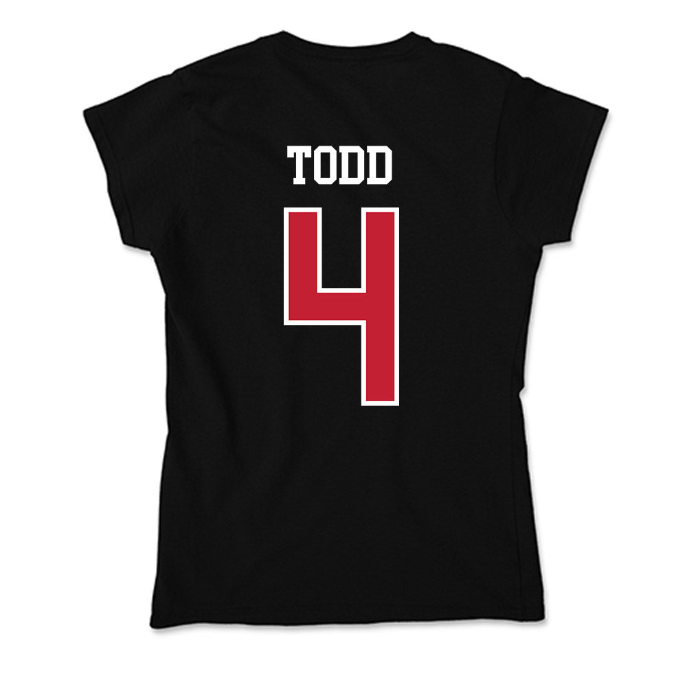Ohio State - NCAA Women's Basketball : Tyana Todd - Soft Style Women’s T-Shirt-1